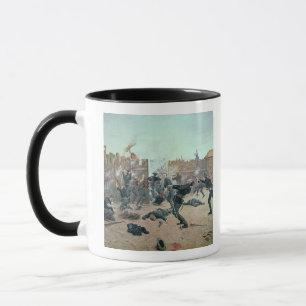 Defending the Fort: Indians attack a U.S. Cavalry Mug