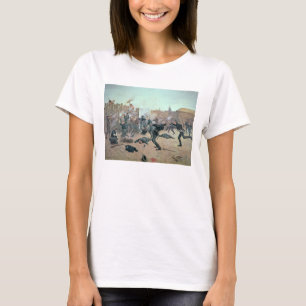 Defending the Fort: Indians attack a U.S. Cavalry T-Shirt