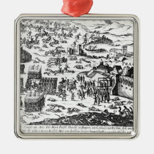 Defenestration of Prague, 1618 Metal Ornament