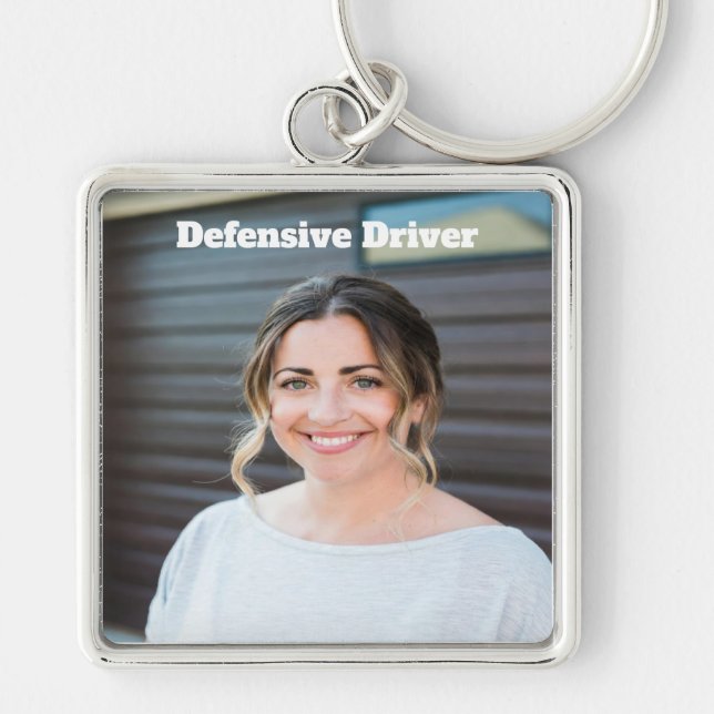 Defensive Driver Keychain (Front)