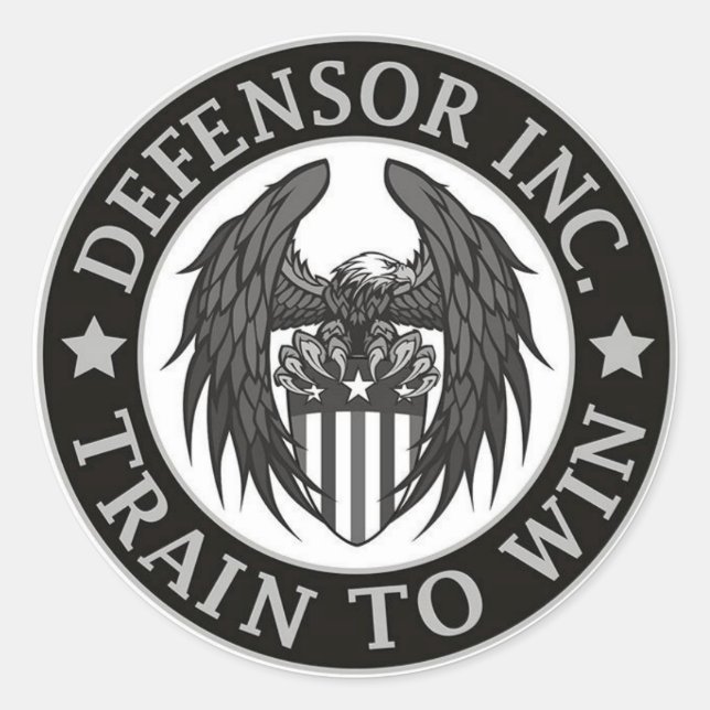 Defensor window sticker (Front)