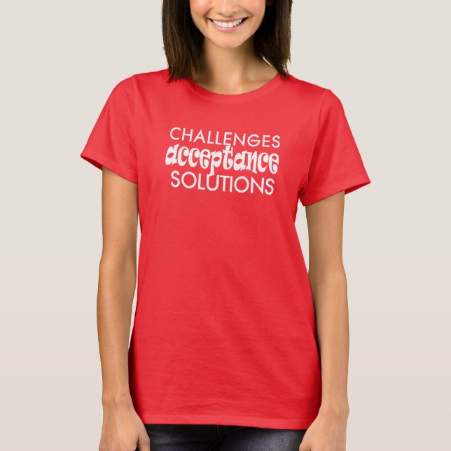 défi acceptation solutions t-shirt 25 (Devant)