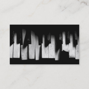 Défi pour rêver le carte de visite de piano