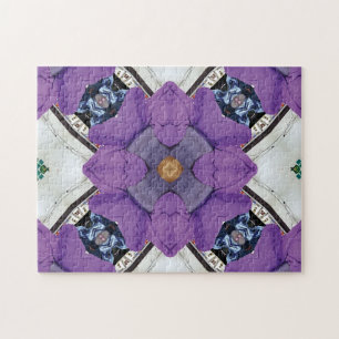 Défi unique Puzzle blanc violet