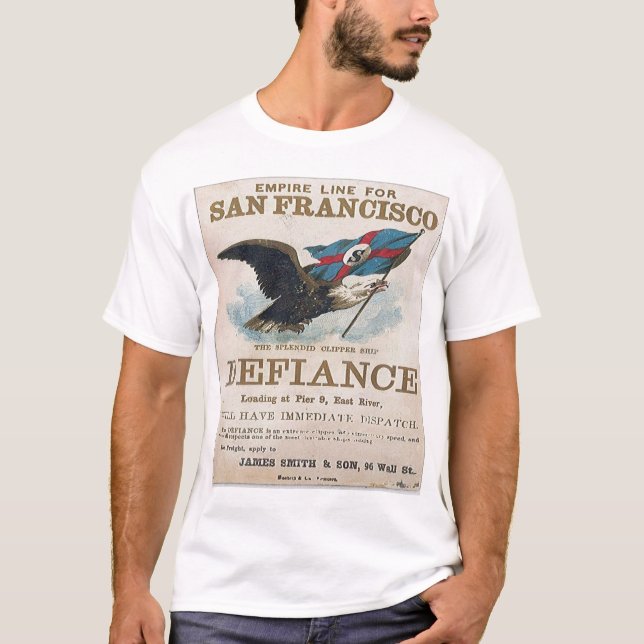 Defiance Clipper Sailing  T-Shirt (Front)