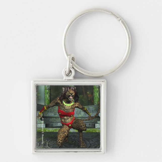 Defiance Square Keychain (Front)