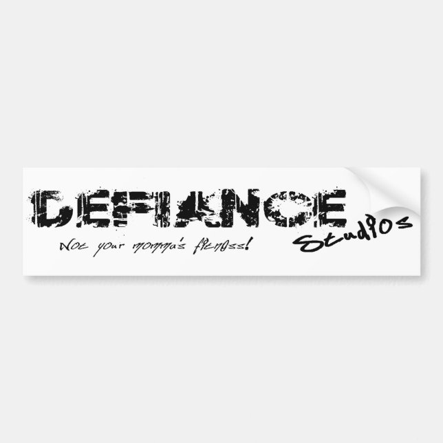 Defiance Studios Logo Bumper Sticker (Front)