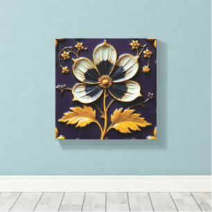 Defiant Bloom Seeks the Sun Canvas Print