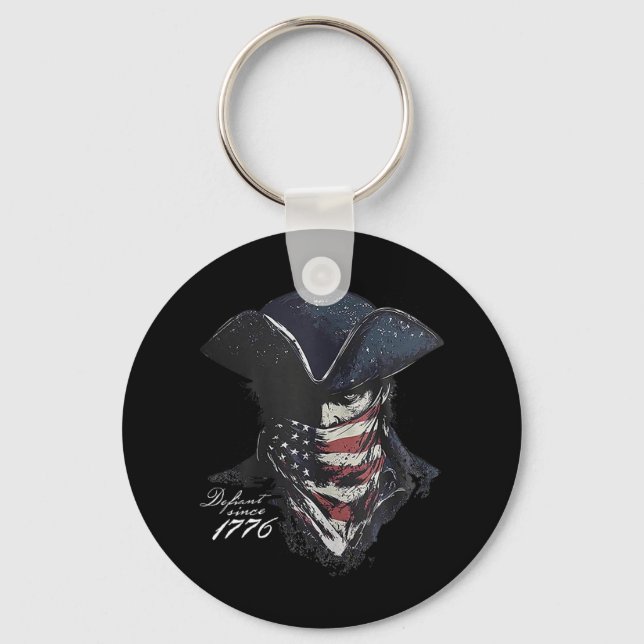 Defiant Since 1776  Keychain (Front)