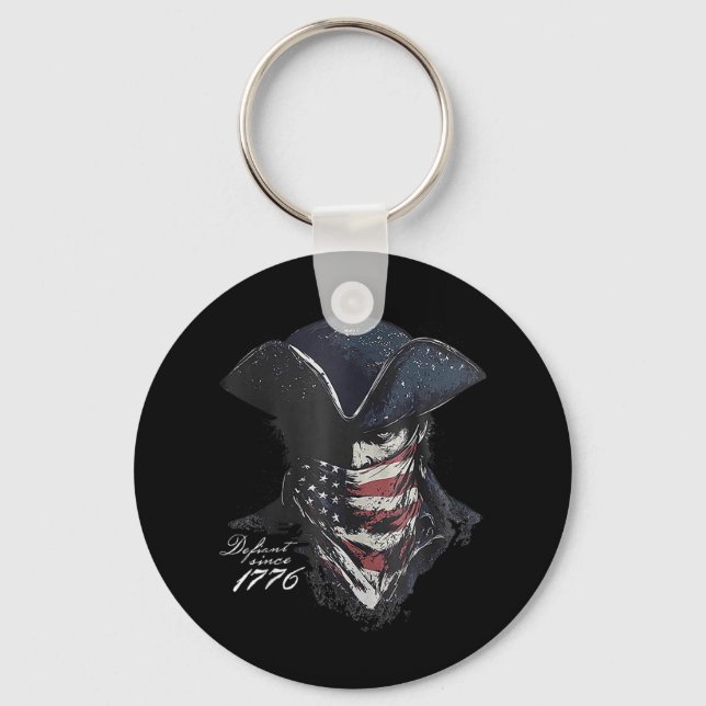 Defiant Since 1776  Keychain (Front)