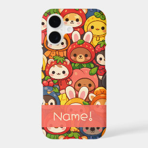 Défilé d'amis fruits   Étui de téléphone personnal