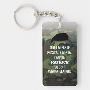 Défilé de remise des diplômes en camouflage person