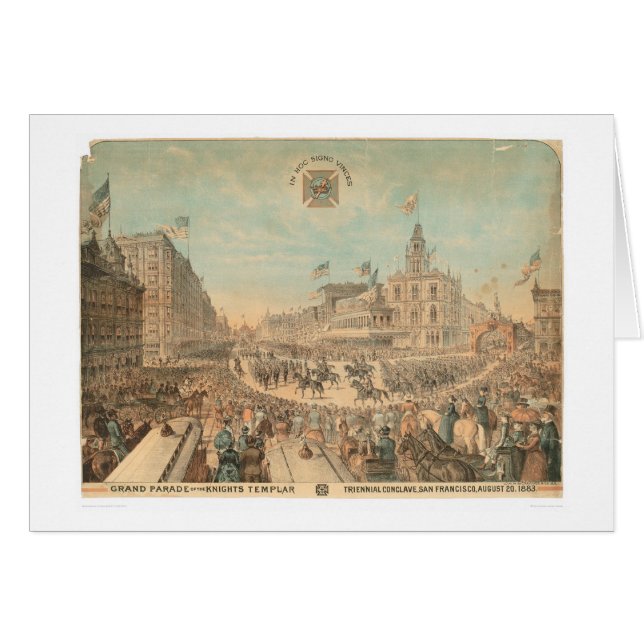Défilé grand des chevaliers Templar (1294A) (Devant horizontal)