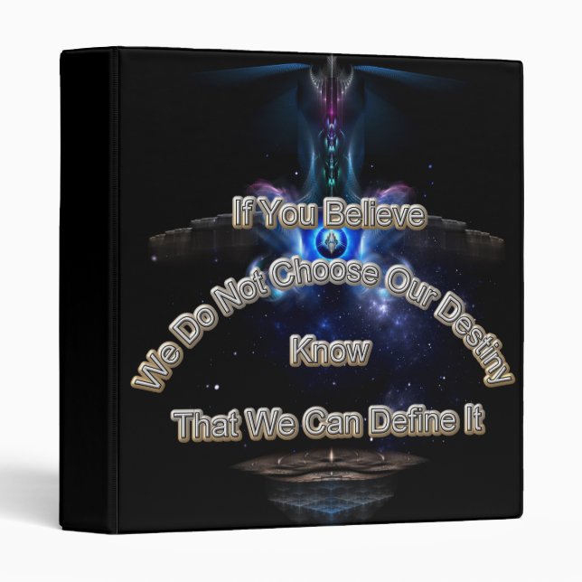 Define Your Destiny II 3 Ring Binder (Front/Spine)