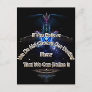 Define Your Destiny II Postcard