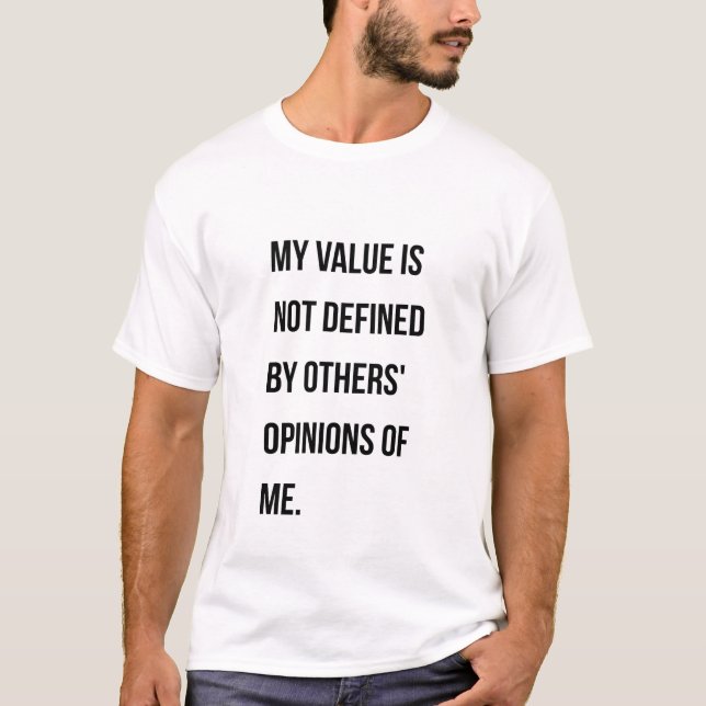 Define Your Own Worth T-Shirt (Front)