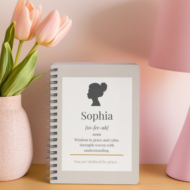 Defined by Name Spiral Notebook (A meaningful space for notes shaped by identity, intention, and your inner voice.)