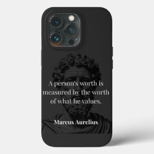 Defining Worth: Marcus Aurelius on Values iPhone 13 Pro Case