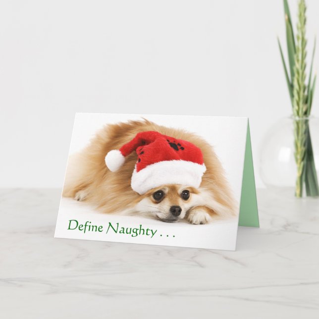 Définir une carte de Noël coquine (Devant)