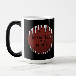 Definitely NOT a Mimic D&D Gaming Gifts Magic Mug