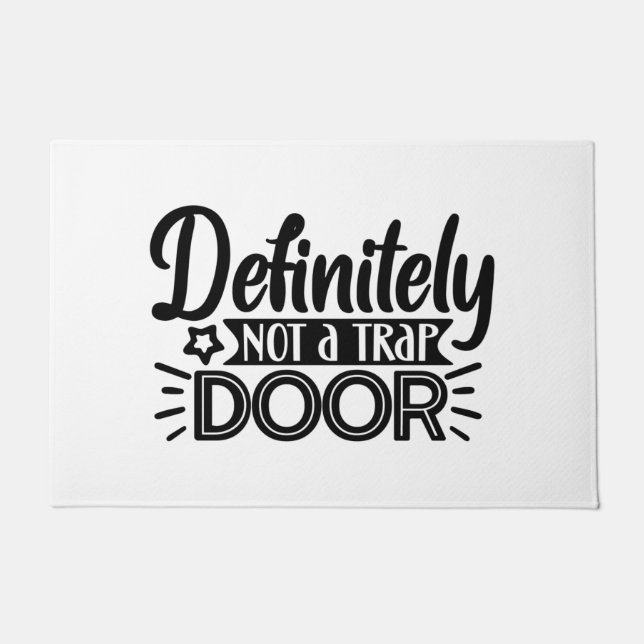 definitely not a trap door doormat (Front)