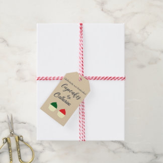 Definitely Not Fruitcake Funny Christmas Baking Gift Tags