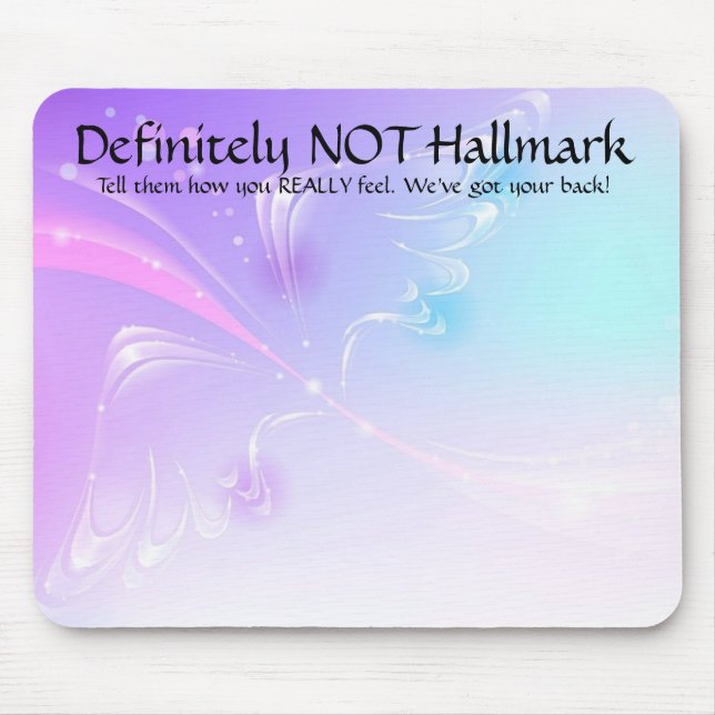 Definitely NOT Hallmark Mousepad (Front)