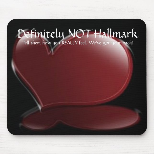 Definitely NOT Hallmark Mousepad (Front)