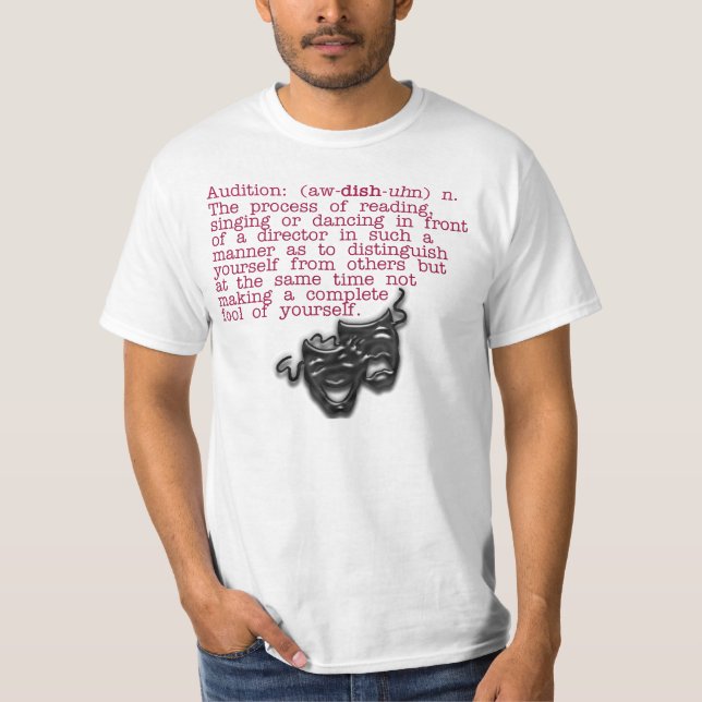 Definition:  Audition T-shirt (Front)
