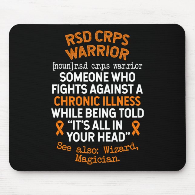 Definition Crps Warrior  Mouse Pad (Front)