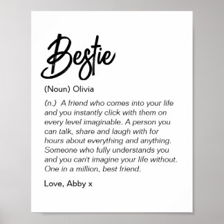 Définition de la bière Poster Meilleur cadeau ami