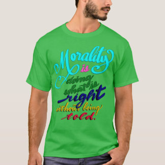 Définition de la moralité TShirt