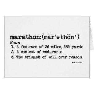 Définition de marathon