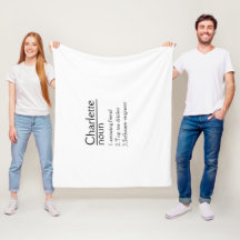 Définition de nom personnalisé Couverture de la fl