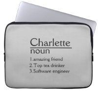 Définition de nom personnalisé Sac électronique