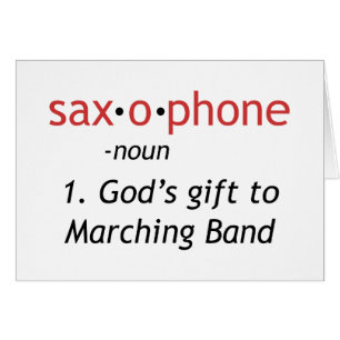 Définition de saxophone