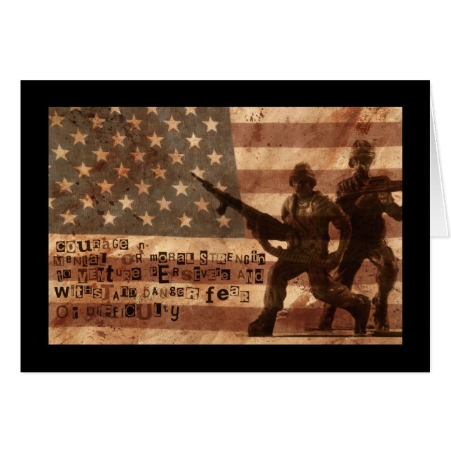 définition du courage (Devant horizontal)