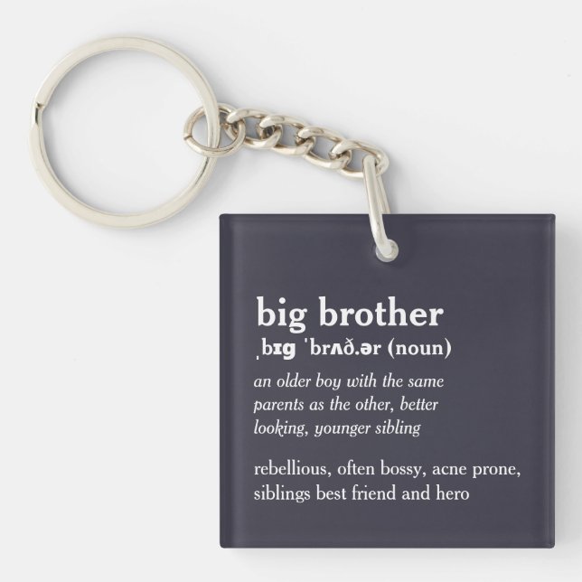Définition du dictionnaire Big Brother, photo pers (Devant)