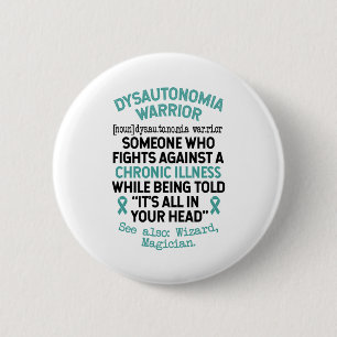 Definition Dysautonomia Warrior 2 Inch Round Button