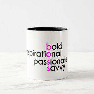 Definition of a Boss Two-Tone Coffee Mug