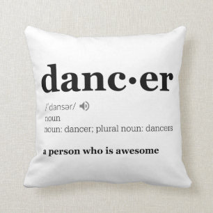 Definition of a Dancer Throw Pillow
