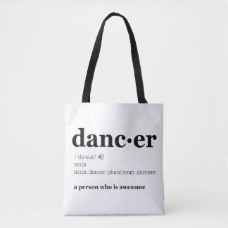 Definition of a Dancer Tote Bag