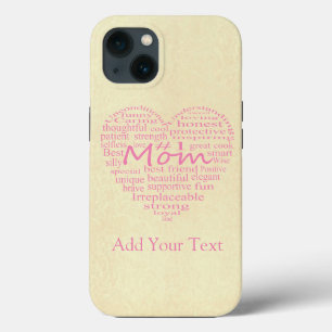 Definition Of A Mother-Heart Outline by STaylor iPhone 13 Case