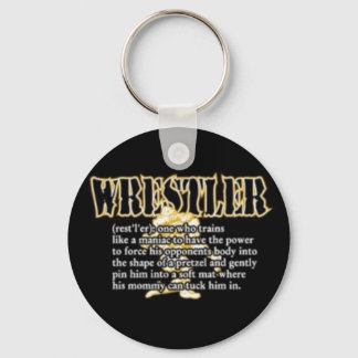 Definition of a Wrestler Keychain