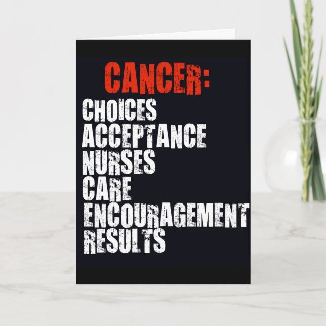 Definition of Cancer Card (Front)