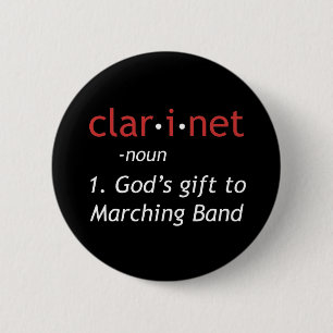 Definition of Clarinet 2 Inch Round Button