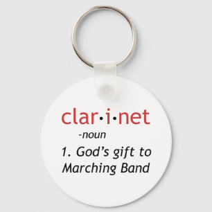 Definition of Clarinet Keychain