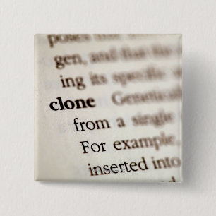 Definition of clone 2 inch square button
