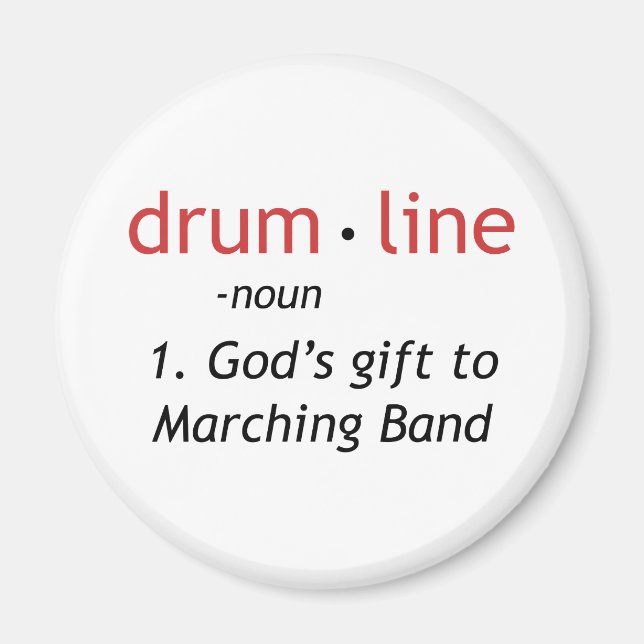 Definition of Drumline Magnet (Front)