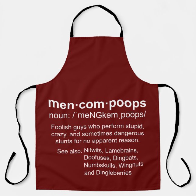 definition of Mencompoops Apron (Front)